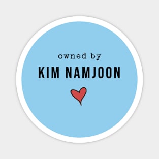 BTS RM owned by Kim Namjoon Kpop merch Magnet